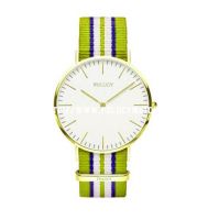 DW nylon strap Lady colorful quartz watch P6324L